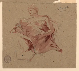 Étude pour "Charité", Église Saint-Barthélemy, New York, NY