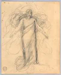 Étude pour Christ, Chœur de Saint-Barthélemy, New York