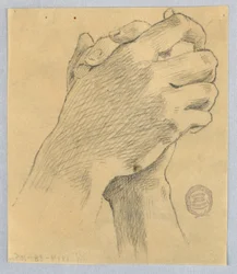 Étude de mains jointes
