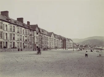 Barmouth. Marine Terrace et Esplanade, 1870s