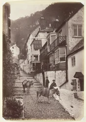 Clovelly, le New Inn et la rue