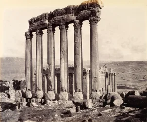 Ruines du temple du Soleil et du temple de Jupiter, Baalbek