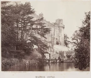 Château de Warwick, vers 1857 (tirage à l