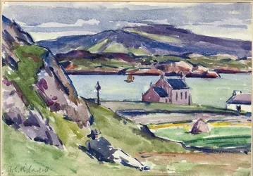 Figure et église, Iona