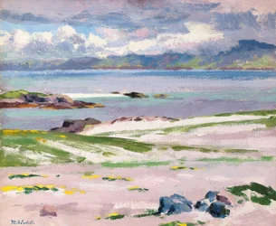 Vers Mull depuis Choc Ard Anraidh, Iona, vers 1928