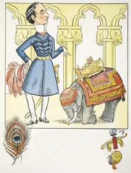 Ode de V, illustration de L