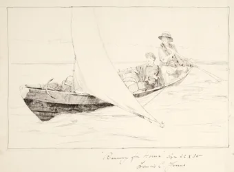 Courir vers la maison