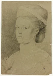 Buste de jeune femme