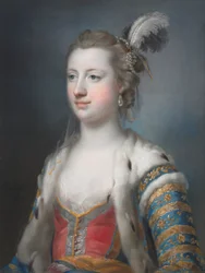 La très honorable Lady Mary Radcliffe 1732-1798, épouse de Francis Eyre, Esq., 1755