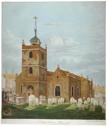 Église Saint-Paul, Shadwell, Londres, c1810