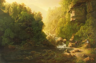 Le torrent de montagne, vers 1820-30