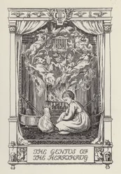 Un autre livre de vers pour les enfants : Le Génie du Foyer (litho)
