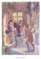 Bedlam Beggars (lithographie couleur)