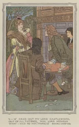 Illustration pour The History of Henry Esmond (lithographie couleur)