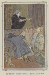 Illustration pour The History of Henry Esmond (lithographie couleur)