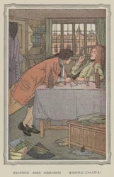 Illustration pour The History of Henry Esmond (lithographie couleur)
