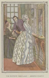 Illustration pour The History of Henry Esmond (lithographie couleur)