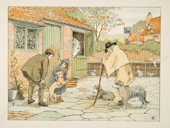 The Vet, tiré de Four and Twenty Toilers, pub. 1900 (lithographie couleur)