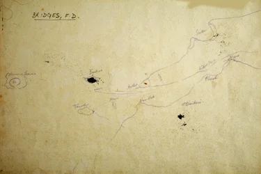 Carte (plume et encre sur papier)