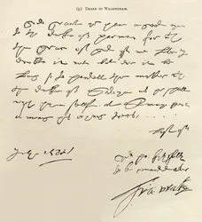 Lettre de Sir Francis Drake à Sir Francis Walsingham signée le 29 juillet 1588, publiée dans 