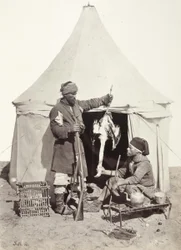 Sportif et cuisinier arabe