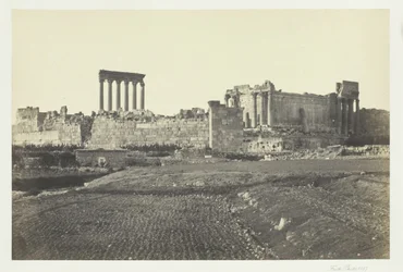 Baalbec, du sud, 1857