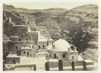 Couvent de Mar-Saba, près de Jérusalem, 1857