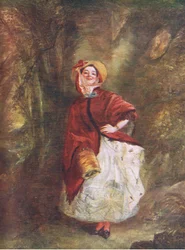 Dolly Varden, illustration de The Worlds Library of Best Books, c.1940