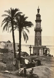 "Égypte et Palestine": vue de Girgeh, Haute-Égypte