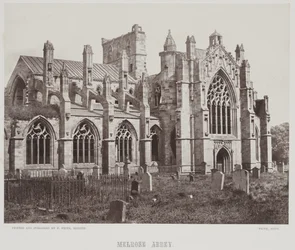Abbaye de Melrose, c.1857
