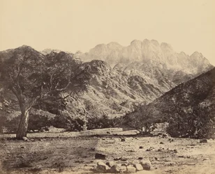 Mont Serbal, Depuis le Wádee Feyrán