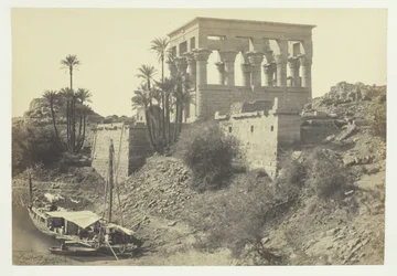 Lit du Pharaon, Île de Philæ, 1857
