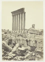 Les grandes colonnes de Baalbec