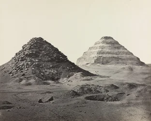 Les Pyramides de Saqqarah, du Nord-Est
