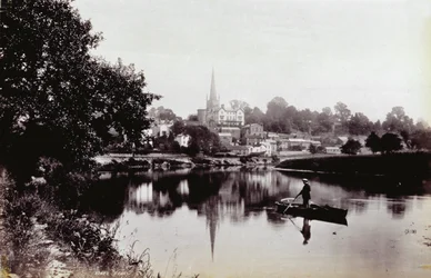 La ville de Ross-On-Wye, vue d