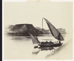 Bac près de Qasr Ibrim