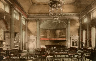 Grand Pump Room, Bath, Somerset, fin 19ème ou début 20ème siècle