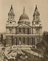 La grande église construite par Wren sur le site de l