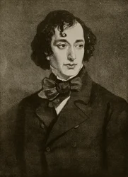 Portrait de Benjamin Disraeli, illustration de 