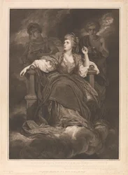 Mme Siddons dans le rôle de la Muse tragique