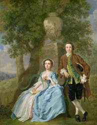 Portrait de George et Margaret Rogers, c.1748-50