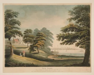 New York (depuis Hobuck Ferry House, New Jersey)