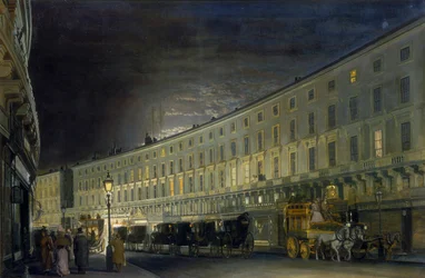 Le Quadrant de Regent Street la Nuit, c1897