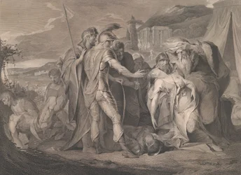 Le roi Lear pleurant sur le corps de Cordelia, Shakespeare, Le roi Lear, Acte 5
