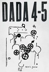 Couverture de la revue Dada 4-5, dessinée par Francis Picabia (1879-1953), Zurich
