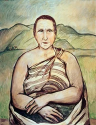 Gertrude Stein (1874-1946) (huile sur toile)