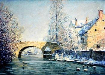 Pont Aubert, effet de neige