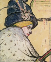 Portrait de Jeanne Marie Bourgeois (1874-1956), dite Mistinguett