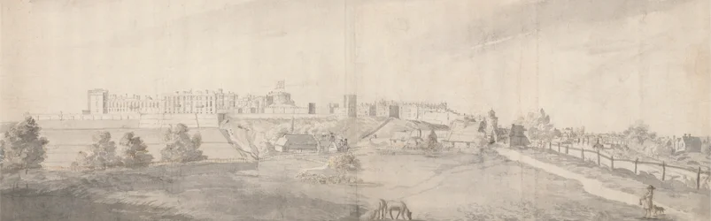 Vue étendue du château de Windsor