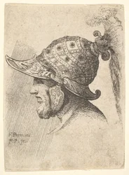 Tête casquée